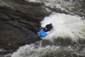 kayaking creekside